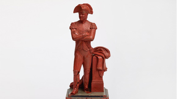 Which famous person is depicted in this statue?