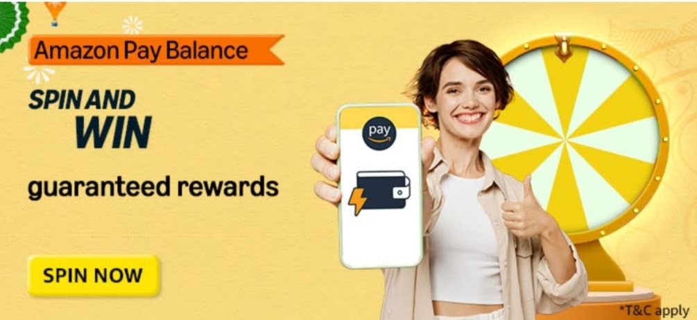 Amazon Pay Balance Spin and Win – Rs.20000, Offers